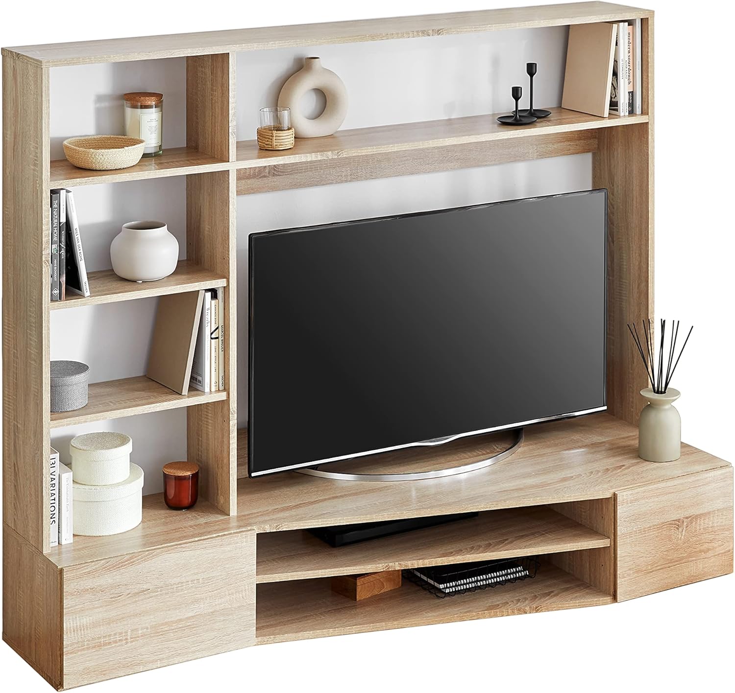 北欧インテリア 天然木テレビボード165cm 送料・設置込み北欧